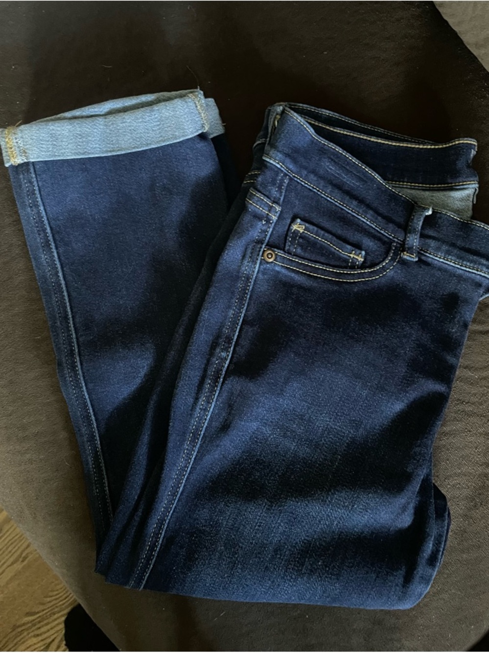 New York & Company women’s  Slim Jeans - Dark Blue